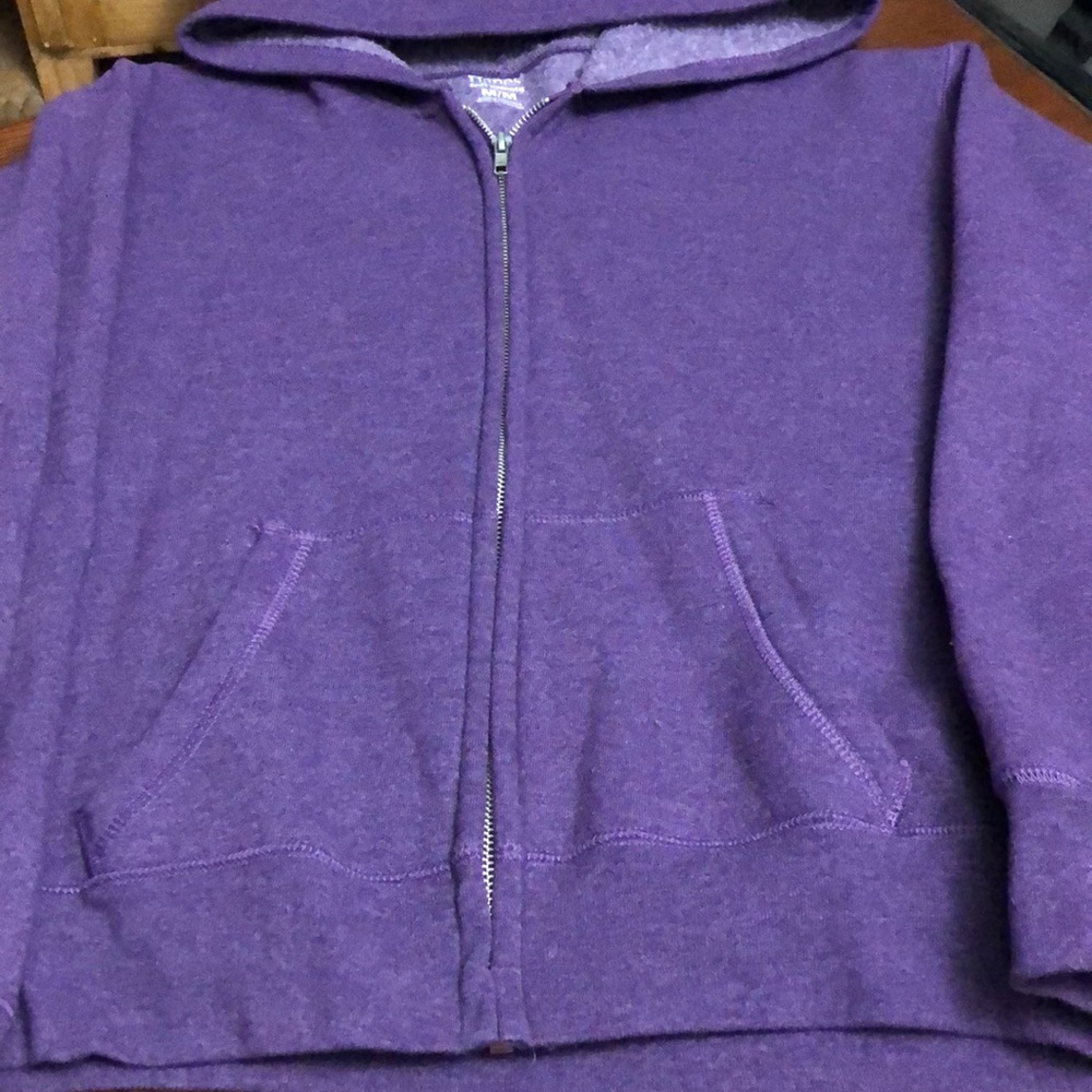 Hanes purple hoodie